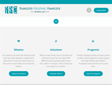 Tablet Screenshot of familieshelpingfamiliesofiowa.org
